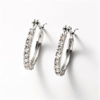 プラチナ　ハーフエタニティピアス　ダイヤ VENDOME AOYAMA（ヴァンドーム青山） ピアス プラチナ ハーフ