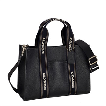 COACH コーチ　スミストート　ブラック COACH（コーチ） ショルダーバッグ レディース シグネチャー スミス