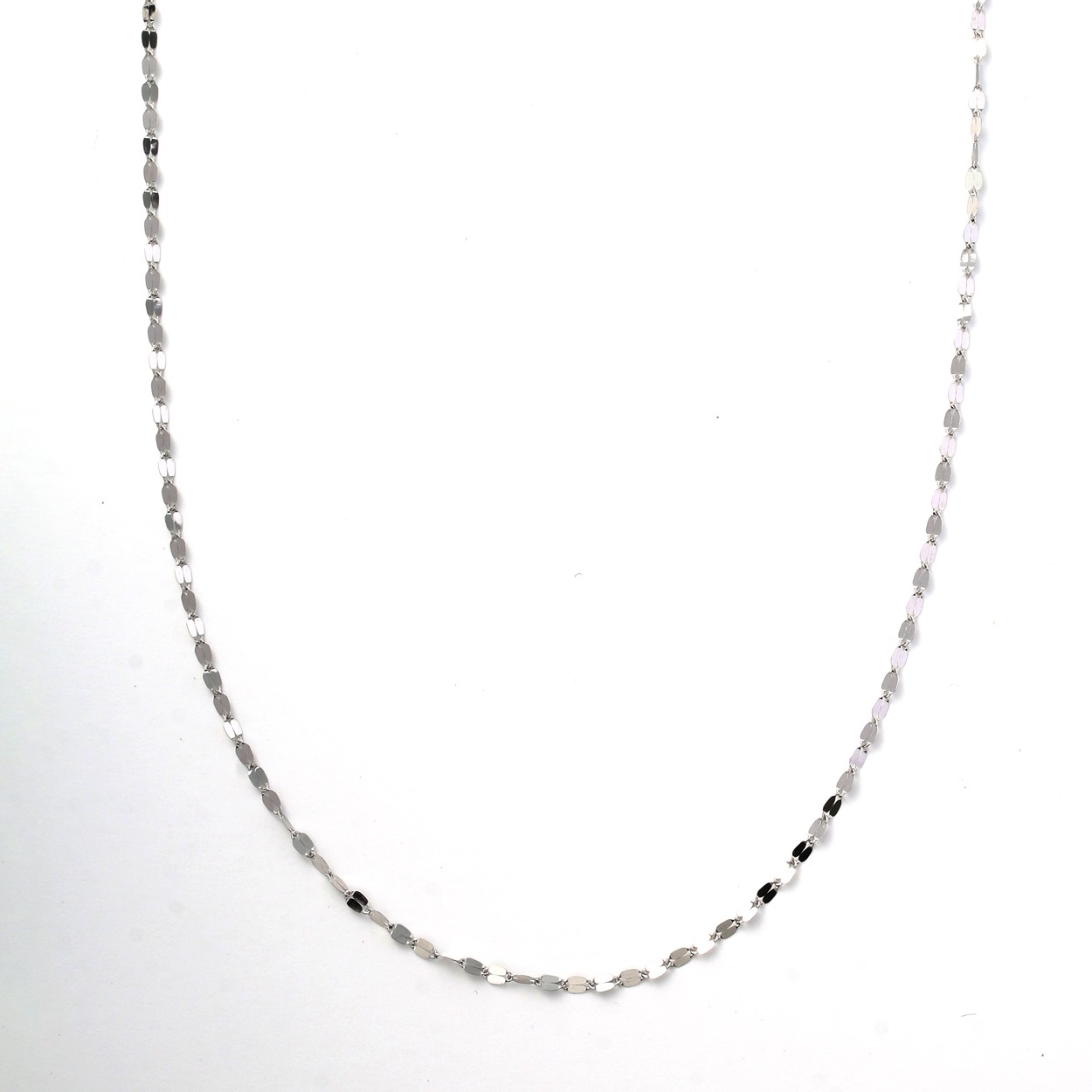 純プラチナペタルチェーンネックレス(約1g・長さ約42cm)<02 決算謝恩