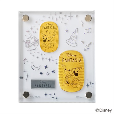 Disney Fantasia 純金　小判　10g Disney監修 正規品 純金小判『ファンタジア』小 | 東京書芸館公式通販