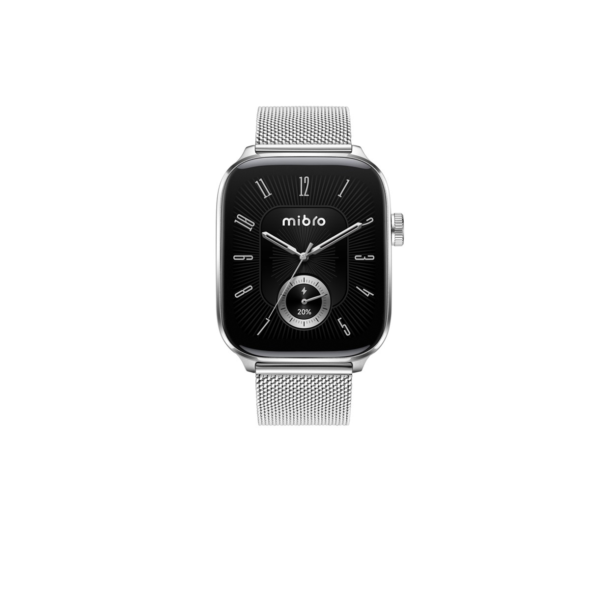 【新品】ミブロ mibro 腕時計 ユニセックス SP380018-C24 Watch FIT シルバー 充電式クォーツ ブラックxシルバー デジタル表示 SP380018 ｜ ミブロ Watch FIT 充電式クォーツ – 腕時計のななぷれ