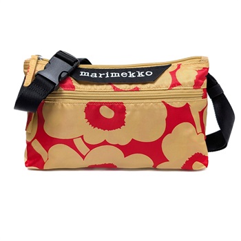 marimekko(マリメッコ) Neat Crossbody Unikko S ショルダーバッグ 094743 830<06 従販>(ライトブラウン×レッド-フリー)