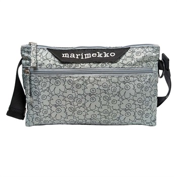 marimekko(マリメッコ) Neat Crossbody Piirto Unikko S ショルダーバッグ 094748  999<06 従販>(グレー×ブラック-フリー)