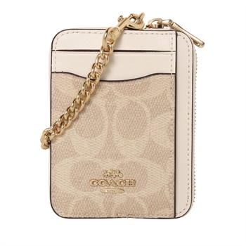 COACH(コーチ) ジップカードケース CW883 IMXDM<06 予約会>(サンド/チョーク-フリー)