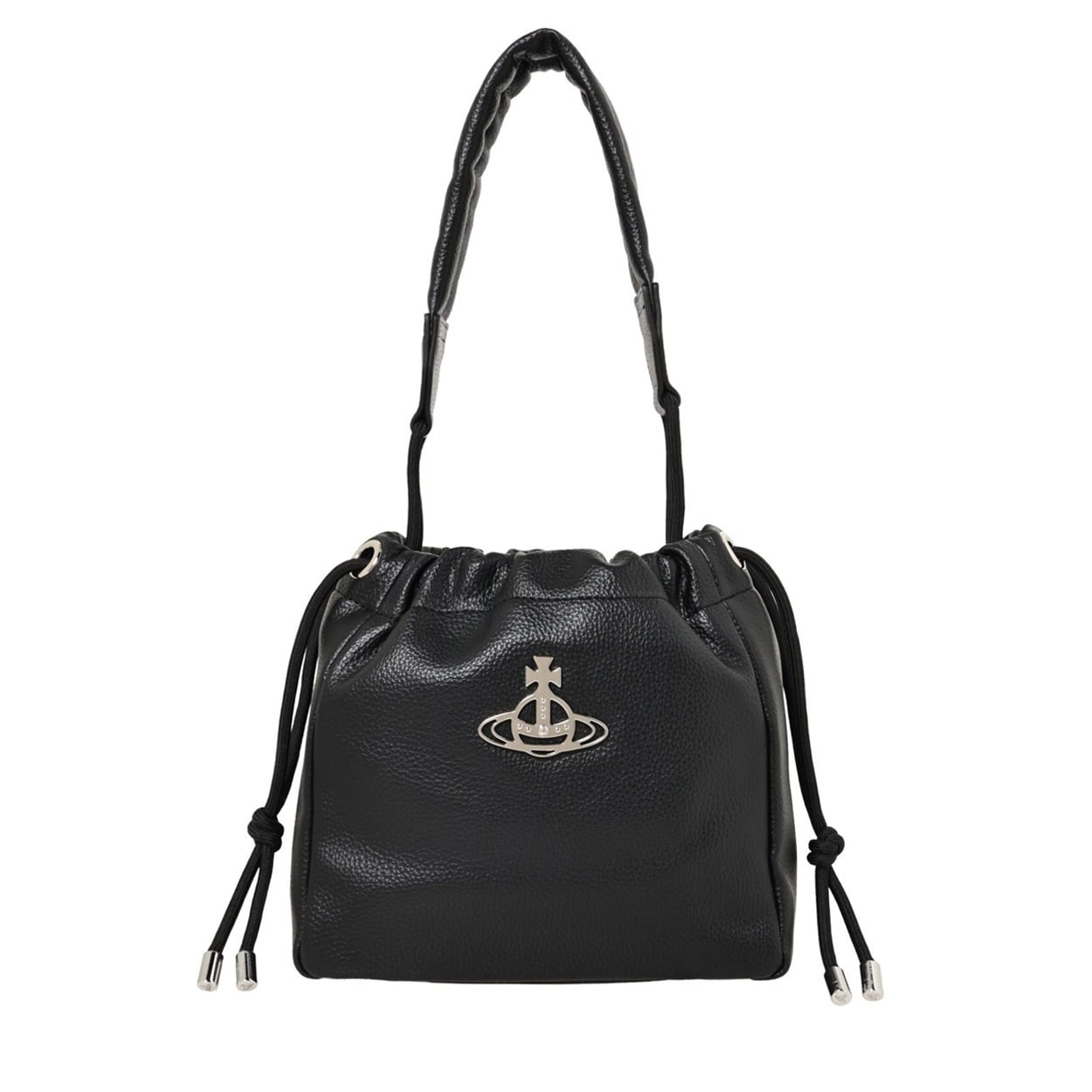 Vivienne Westwood ブラックエナメルバケットバッグ Vivienne Westwood(ヴィヴィアンウエストウッド) バケットバッグ