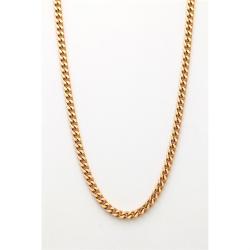 18金2面シングル編み喜平ネックレス(約20g 長さ約50cm)<06 GD>