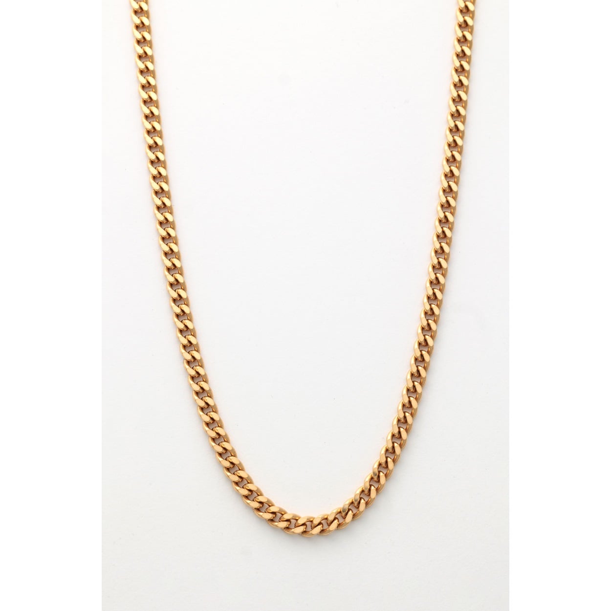 18金2面シングル編み喜平ネックレス(約20g 長さ約50cm)<06 GD>(キン-フリー)