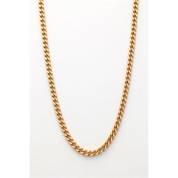 18金2面シングル編み喜平ネックレス(約20g 長さ約50cm)<06 GD>(キン-フリー)