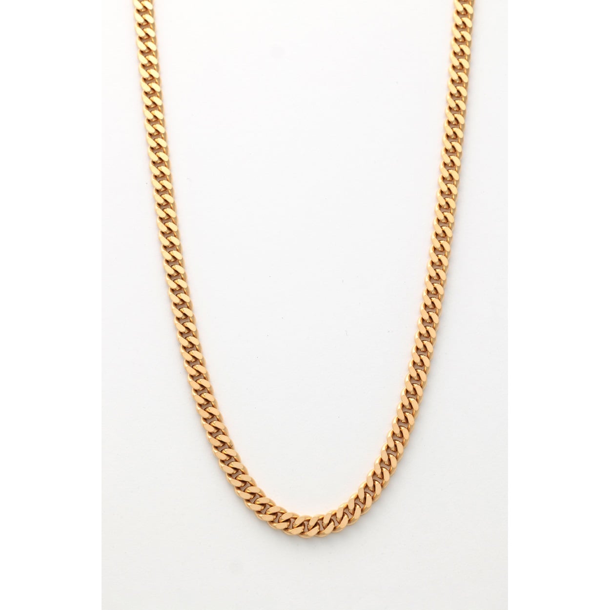 18金2面シングル編み喜平ネックレス(約30g 長さ約50cm)<06 GD>(キン-フリー)