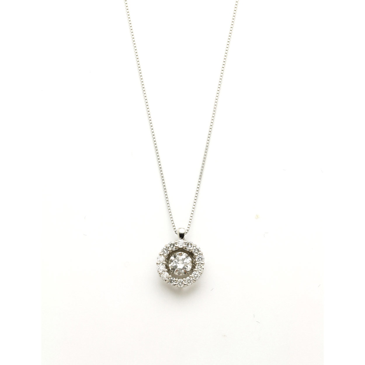 プラチナダイヤ計0.5ct ネックレス(ダンシングストーン) <06 予約会>(プラチナ-フリー)