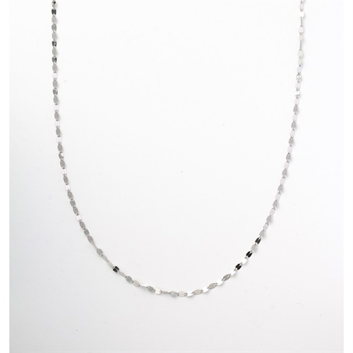 純プラチナペタルチェーンネックレス(約1g･長さ約42cm)<06 従販>