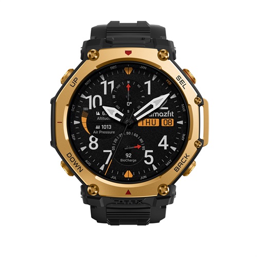 amazfit(アマズフィット) Amazfit T-Rex 3 Pro  48mm  SP170078 ブラックゴールド<06 従販>