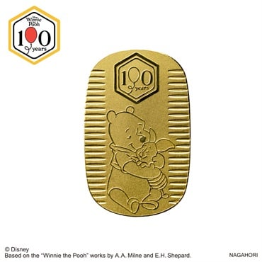 「くまのプーさん」100周年記念/純金小判10g<07 超ナツ>