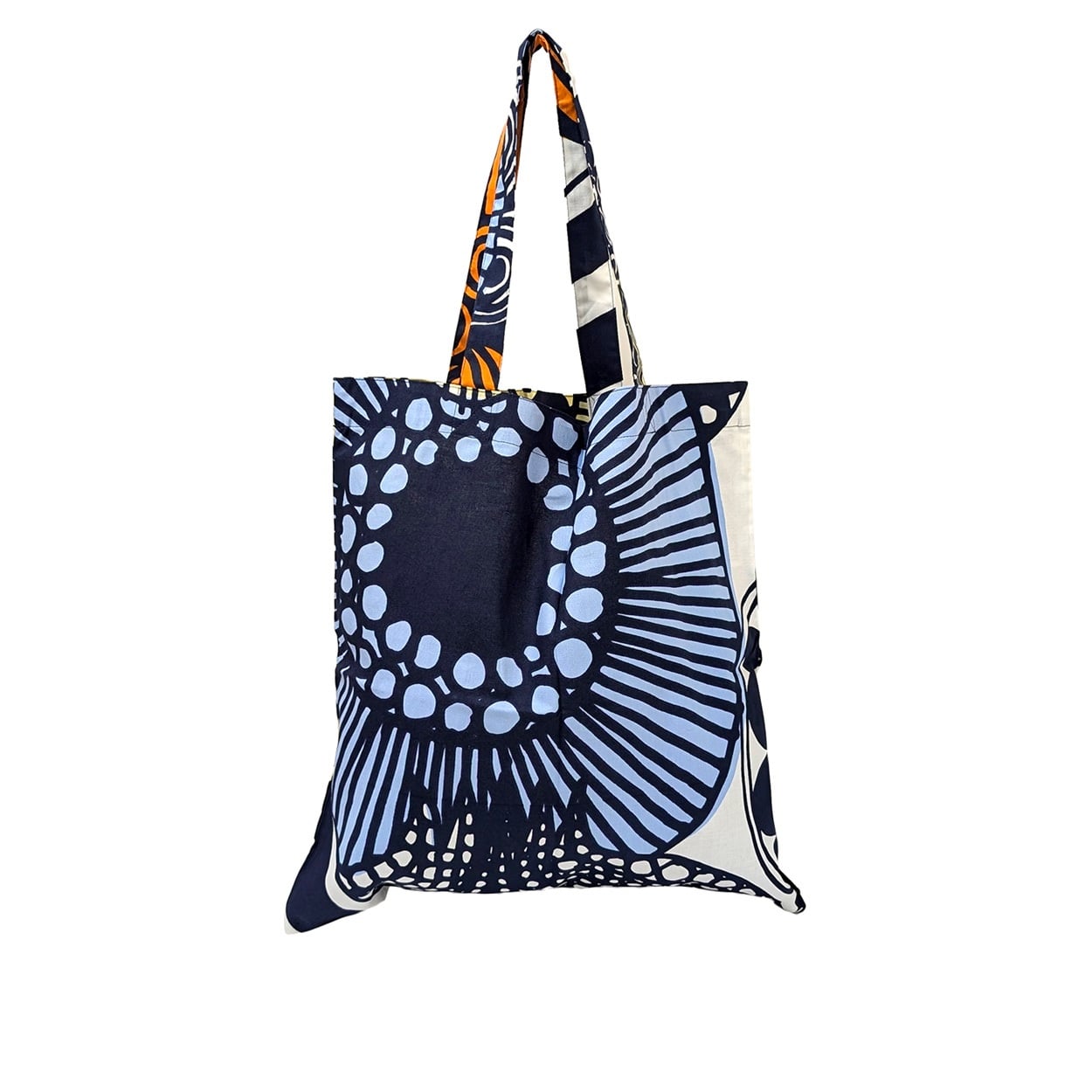 marimekko(マリメッコ) Siirtolapuutarha トートバッグ 074340 123<08 3日間>(ホワイト×ライトイエロー-フリー)