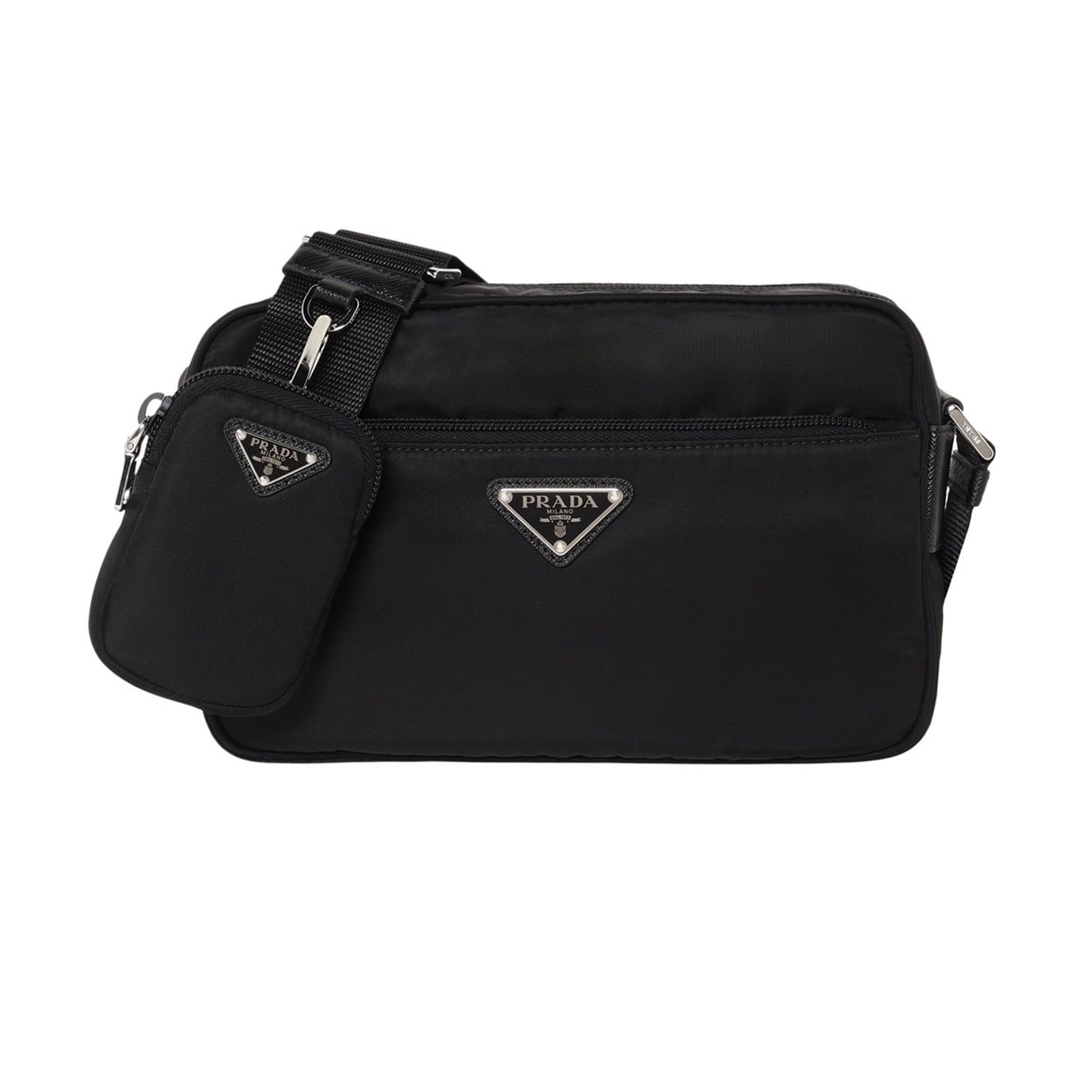 PRADA(プラダ) Re-Nylon ショルダーバッグ 1BC167 B1M RV44 F0002<08 決算謝恩>(ブラック-フリー)