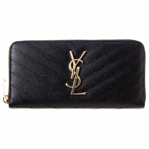 SAINT LAURENT(サンローラン) モノグラム・サンローラン フルジップウォレット 358094 BOW01 1000<07 超ナツ>