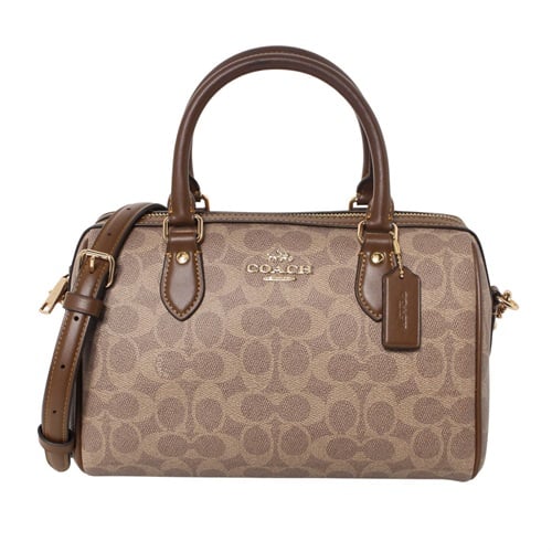 COACH(コーチ) ローアン サッチェル バッグ・シグネチャー キャンバス CV961 IMXHE<07 超ナツ>