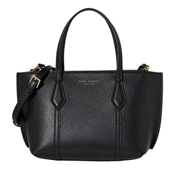 TORY BURCH(トリーバーチ) ペリー ミニ トートバッグ 175548 001<08 予約会>(ブラック-フリー)