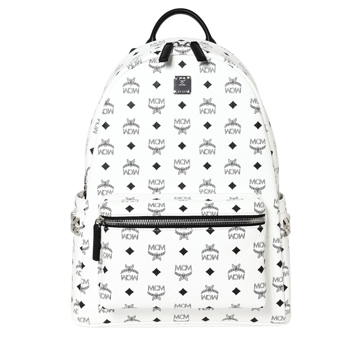 MCM(エムシーエム) Stark サイドスタッズ バックパック-ヴィセトス MMKAAVE09WT001<08 予約会>(ホワイト-フリー)