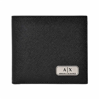 ARMANI EXCHANGE(アルマーニエクスチェンジ) 二つ折り財布・キーホルダー セット 958487 CC843 00020<08 予約会>(ブラック-フリー)