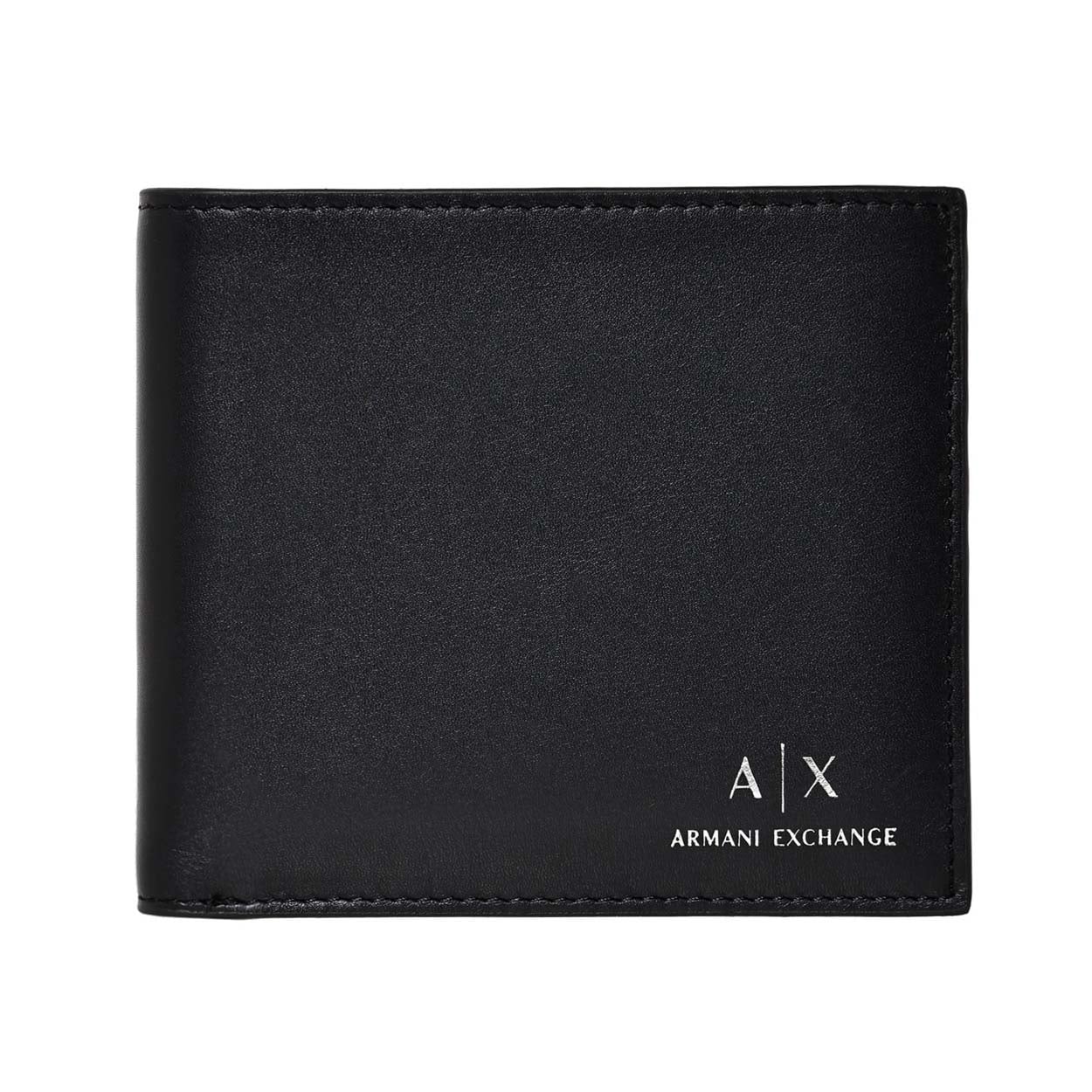 ARMANI EXCHANGE(アルマーニエクスチェンジ) 二つ折り財布・キーホルダー セット 958487 CC845 00020<08 予約会>(ブラック-フリー)