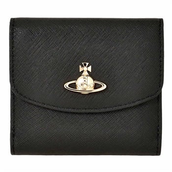 Vivienne Westwood(ヴィヴィアンウエストウッド) 二つ折り財布 51150032W L001N N402<08 決算謝恩>(ブラック-フリー)