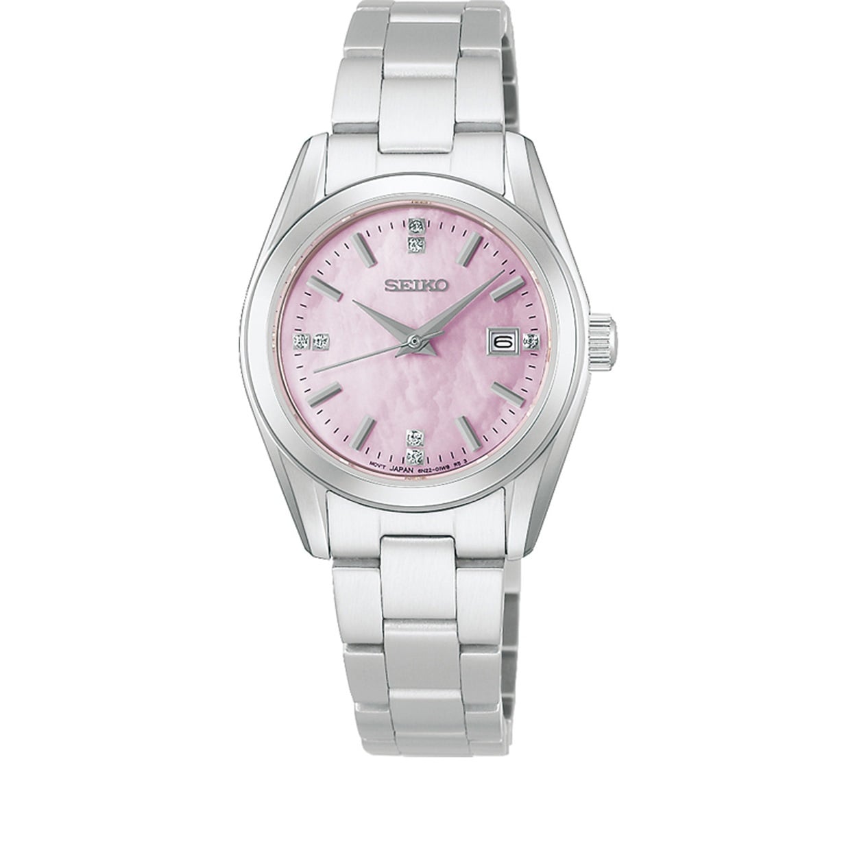 SEIKO(セイコー) SEIKO SELECTION アナログクオーツ HFH002P<08 1日限り>(文字盤:ピンク(白蝶貝)-腕回りサイズ:最大175mm)
