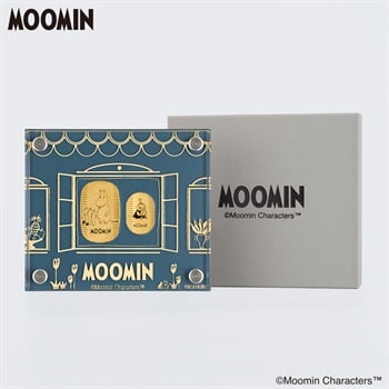 純金「ムーミンHOMEに集まって」小判 2点(11g)セット<09 10日間>(キン-フリー)