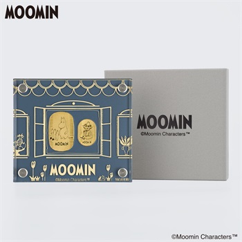 純金「ムーミンHOMEに集まって」小判 2点(11g)セット<09 10日間>(キン-フリー)