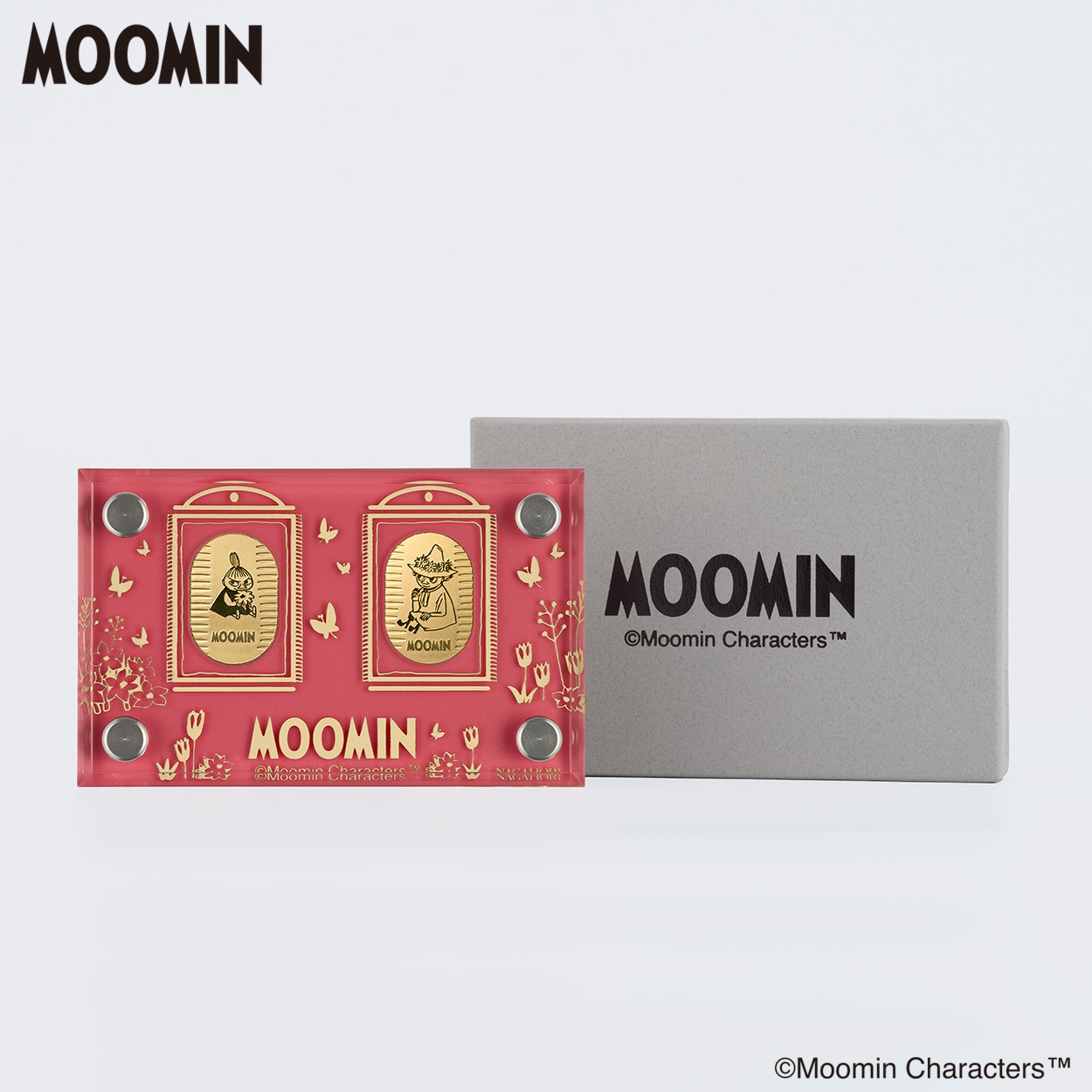 純金「ムーミンHOMEに集まって」小判 2点(6g)セット<09 10日間>(キン-フリー)