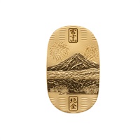 金工作家 新井創永作 純金 鏡富士小判 5g(夏)<09 予約会>(キン-フリー)