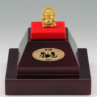 光則MITSUNORI 純金 たぬき 2g<09 予約会>