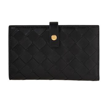 BOTTEGA VENETA(ボッテガヴェネタ) 二つ折り財布 609070 VCPP3 8425<10 予約会>(ブラック-フリー)