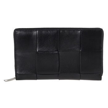 BOTTEGA VENETA(ボッテガヴェネタ) 長財布 651368 VCQC1 8803<10 予約会>(ブラック-フリー)