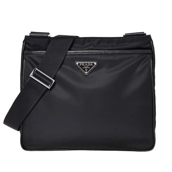 PRADA(プラダ) Re-Nylon xサフィアーノレザー ショルダーバッグ 2VH118 2DMH F0002 XOO<11 BF事前>(ブラック-フリー)