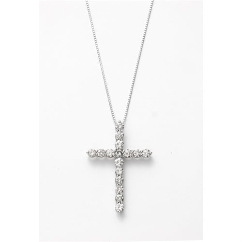 プラチナダイヤ計2.0ct クロスネックレス<11 10日間>