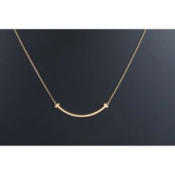 TIFFANY & Co.(ティファニー) ティファニー T スマイル ペンダント イエローゴールド(スモール)60011679<11 BF事前>(キン-フリー)