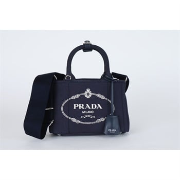 PRADA(プラダ) ジャルディニエール コットンキャンバス ミニバッグ 1BA038 2HF3 F0216 V-NLM ユニセックス<11 BF先行>(バルティックブルー-フリー)