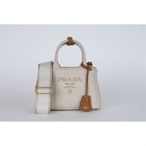 PRADA(プラダ) ジャルディニエール コットンキャンバス ミニバッグ 1BA038 RCYA F0018 V-8OK ユニセックス<11 BF先行>