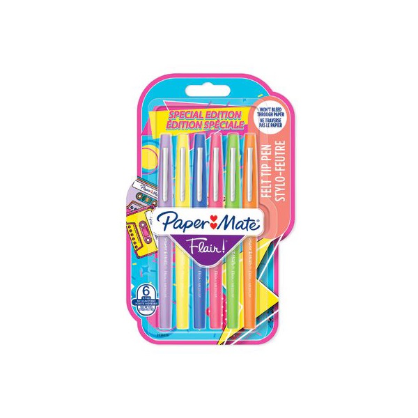 ペーパーメイト フレアM レトロ 水性ペン セット | イオンスタイル