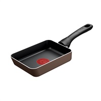 T-fal　チェスナットブラウン　フライパン／ウォックパン／エッグロースター／マルチパン　ガス火専用(エッグロースター12ｘ18cm)