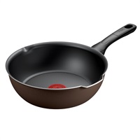 T-fal　チェスナットブラウン　フライパン／ウォックパン／エッグロースター／マルチパン　ガス火専用(マルチパン22cm)