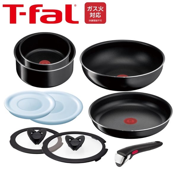 T-fal　ハードチタニウム・インテンス　セット9　L43891　ガス火専用(セット9)
