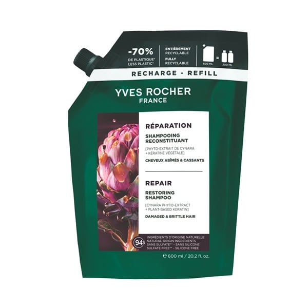 イヴ・ロシェ（yves rocher） ニューリペアシャンプー レフィル 600mL(600mL)