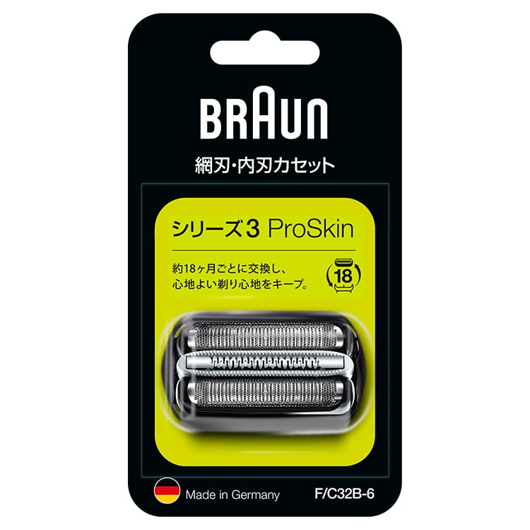 ブラウン シェーバー網刃・内刃一体型カセット F/C32B‐6 1個 ブラウン Braun P&G(F/C32B-6)