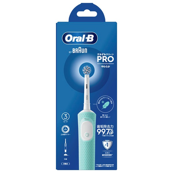 オーラルB すみずみクリーン PRO やわらか MINT GREEN 1本 ブラウン Braun P&G(1本)