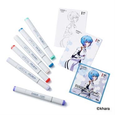 EVANGELION×COPIC Rei ColorSet