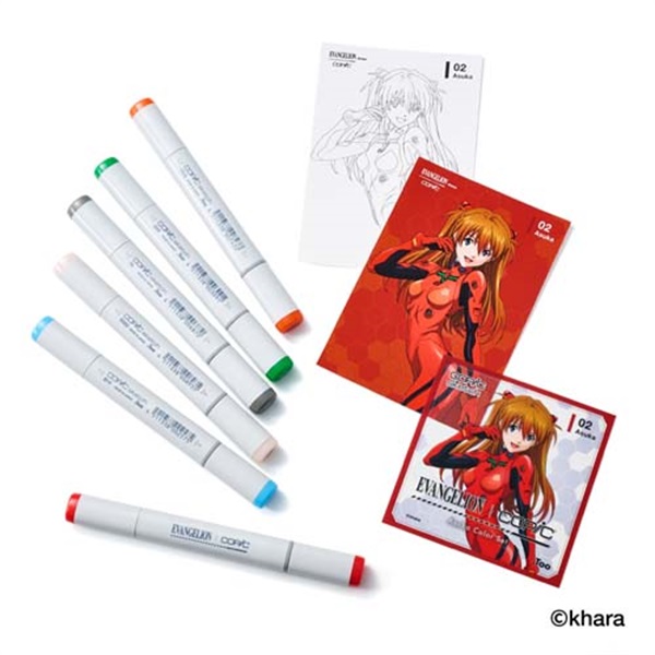 EVANGELION×COPIC Asuka ColorSet(Asuka)
