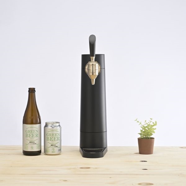GREEN HOUSE　スタンド型ビールサーバー　サンドブラック　BEERST-BK(BEERST-BK)