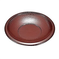 茶托４．０　千筋　溜(日本製)
